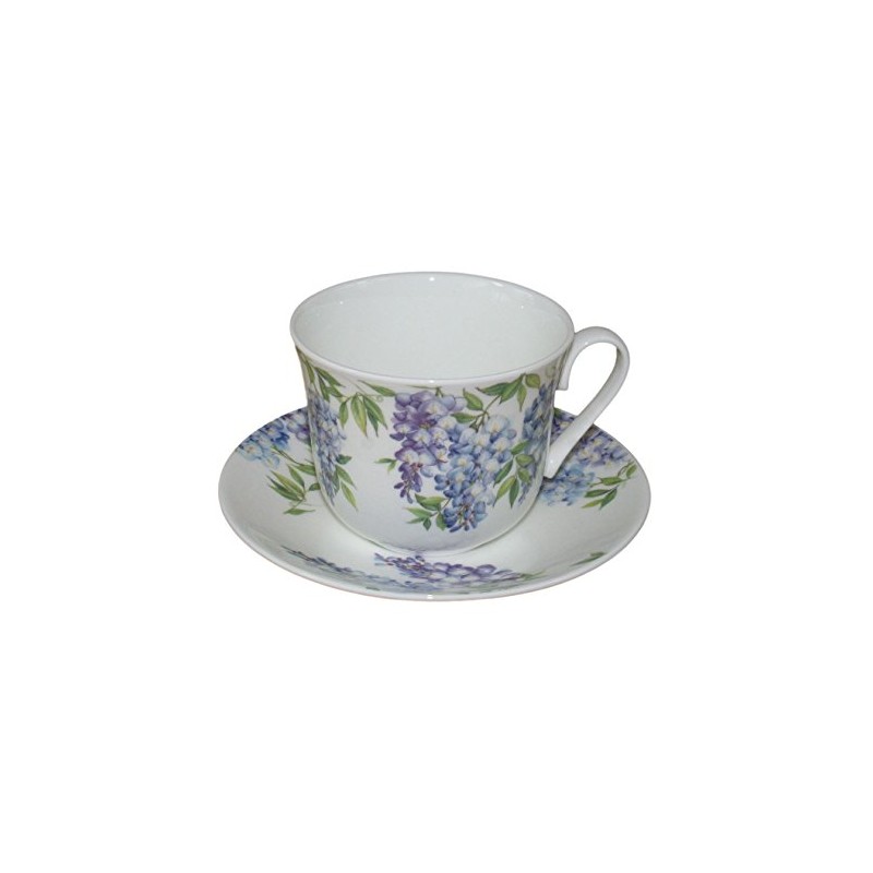 Roy Kirkham Wysteria Breakfast Cup and Saucer
