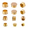 3/4-Inch Brass Compression Cap Stop Valve Cap,Brass Compression Fitting,Water Pipe