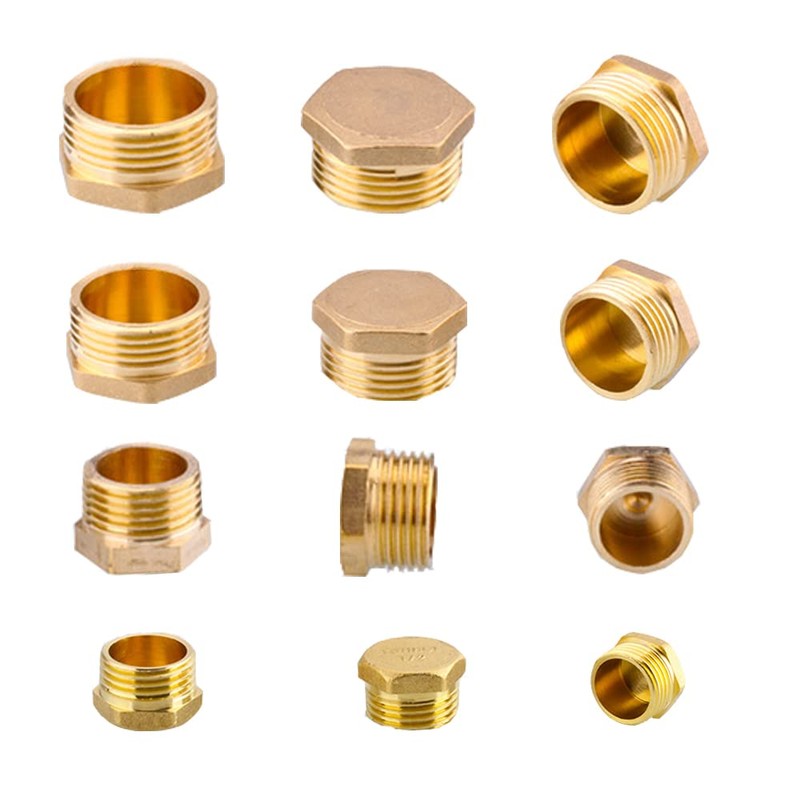 3/4-Inch Brass Compression Cap Stop Valve Cap,Brass Compression Fitting,Water Pipe