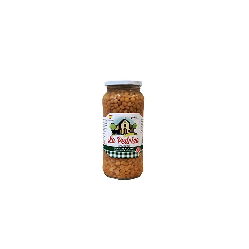Spanish Pardina Lentils - Lentejas - 560gr jar