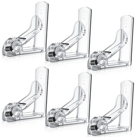 Jetec 6 Pieces Clear Tablecloth Clips Plastic Table Cloth Clips Loaded Table Cloth Holders Table Cover Clips for Holiday Dinging Room Home Indoor and Outdoor Picnic Party Tablecloth Fix