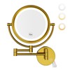 GURUN Wall Mounted Hardwired Makeup Mirror with 3 Tones Dimmable
