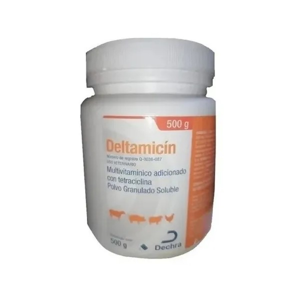 Deltamicín Multivitamínico Para Aves, Lechones ** 500 Gr. **