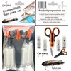 Fish Simple Competition Bait Prep Set, 4x250m Bait Elastic, Micro-Serrated