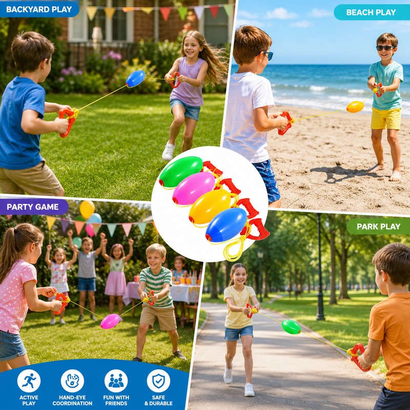2-Player Shuttle Ball Game for Active Family Play – Pull-and-Slide