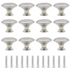 Ruidee 12 PCS Round Drawer Cupboard Handle 30mm Mushroom Shape