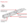 Sterling CHS160 160 mm Hardened Steel Hasp and Staple ,