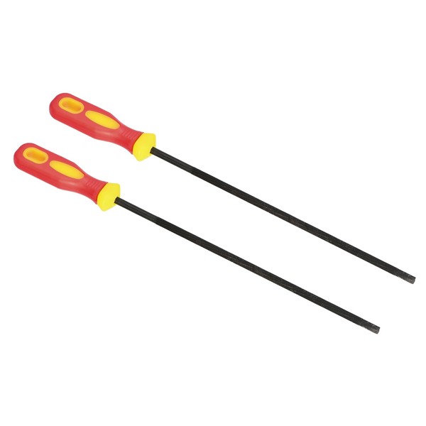 PATIKIL Chainsaw Chain Sharpening File, 2 Pack 7/32-Inch (5.5 Mm)