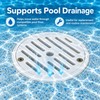 Adjustable Swimming Pool Floor Drain Outlet for Pool Water Drainage