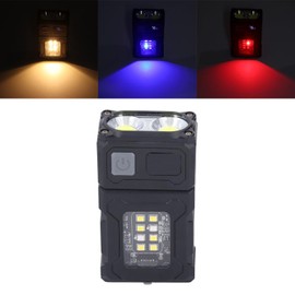 Greensen Wiederaufladbare COB-Taschenlampe mit Magnetfuß, Drehbar Zur Reparatur, USB-Aufladung, Tolle Farbwiedergabe, COB-Taschenlampe, COB-Taschenlampe, COB-Lampe