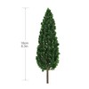 10 PCS Model Pine Trees, 6 inch Micro Landscape Tree