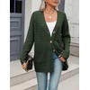 Zeagoo Womens 2024 Long Sleeve Chunky Cable Knit Fall Cardigans