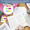600 Pcs Page Markers Tabs,Colorful Post It Tabs,Multi-Purpose Sticky Tabs