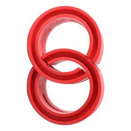 ANGGREK Amortiguador de Resorte para Automóvil, 2 Piezas Amortiguador de Resorte para Automóvil Parachoques de Goma Flexible Amortiguador de Choque Cojín Eléctrico Espaciador de Resorte