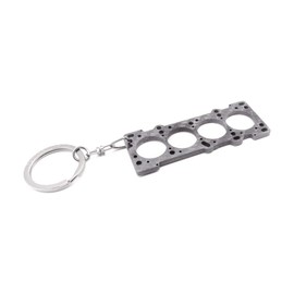 BlackStuff Carbon Fibre Keyring Head Gasket Compatible with MX5 Miata HG-105, black