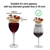 6pcs Wine Glass Charcuterie Topper Mini Charcuterie Board Coasters Appetizer