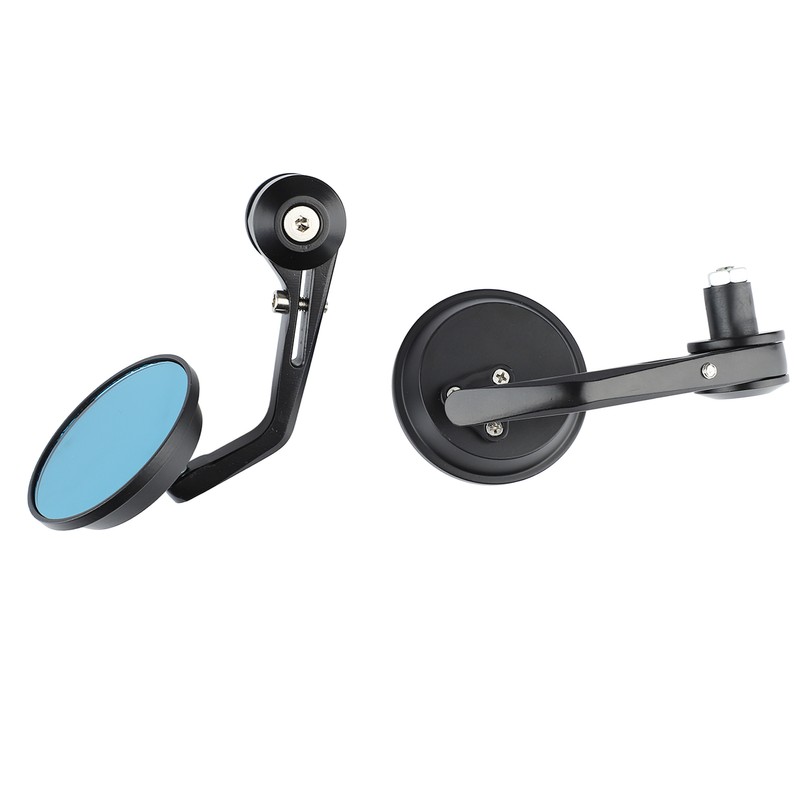 Pair of Motorcycle Rearview Mirror Wide View Aluminum Alloy Universal