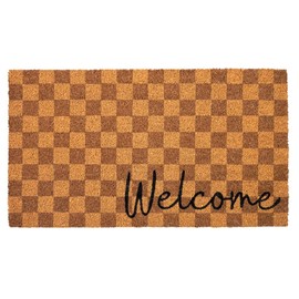 Folkulture Welcome Matt Outdoor | 16" x 28" Front Door Mat Outside Entrance | Eco Friendly Mats for Front Door | Anti Slip Welcome Mat Outdoors | Door Mats for Outside Entry