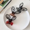 Butterfly Point Half-Up Hair Claw Clip Set of 3 Set of 3 3ea