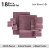 LANE LINEN 100% Ring Spun Cotton Bath Towel Set, 18PCs