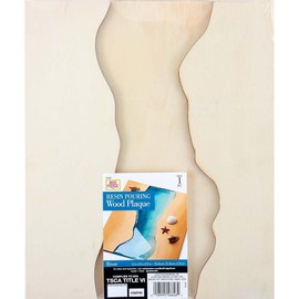 Mod Podge, River Plaque, 12" x 12" Surface for Epoxy, DIY Wood Pouring Supplies for Resin Arts and Crafts, 56646E, 1 Count (Pack of 1)