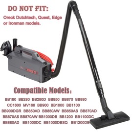 16 Pack Type BB Compact Canister Bags Replacement for Oreck XL Buster B Canister Vacuum bags PKBB12DW BB180 BB280 BB850 BB870 BB900 BB1000 MV160 with 2 Motor Filter