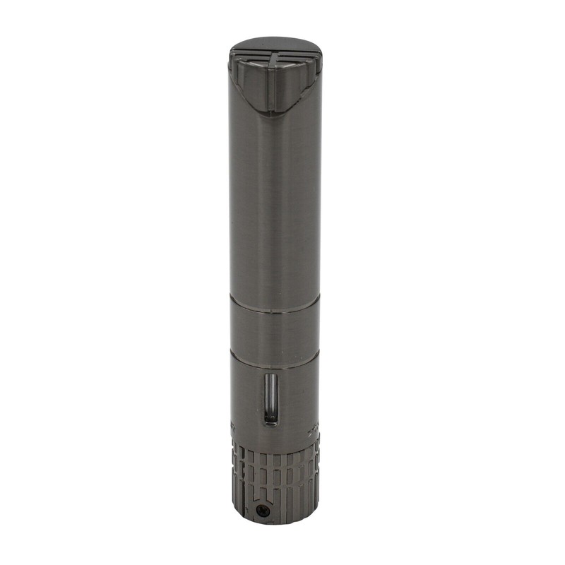 Xikar Turrim Cigar Lighter, Single Jet Flame, Piezo Ignition, Gunmetal