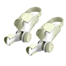 Adjustable Women's Yellow Bunion Corrector Knob and 3 Angled Plates Medium Strap Toe Separator 2 PCScolor: Yellow, weight: 240g