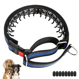 Mayerzon Martingale Collar for Dogs, No Pull Dog Collar with Reflective Strip for Small Medium Large Dogs, Anti Pulling Dog Collar with Buckle for Walking Training, Safe for Night Walk