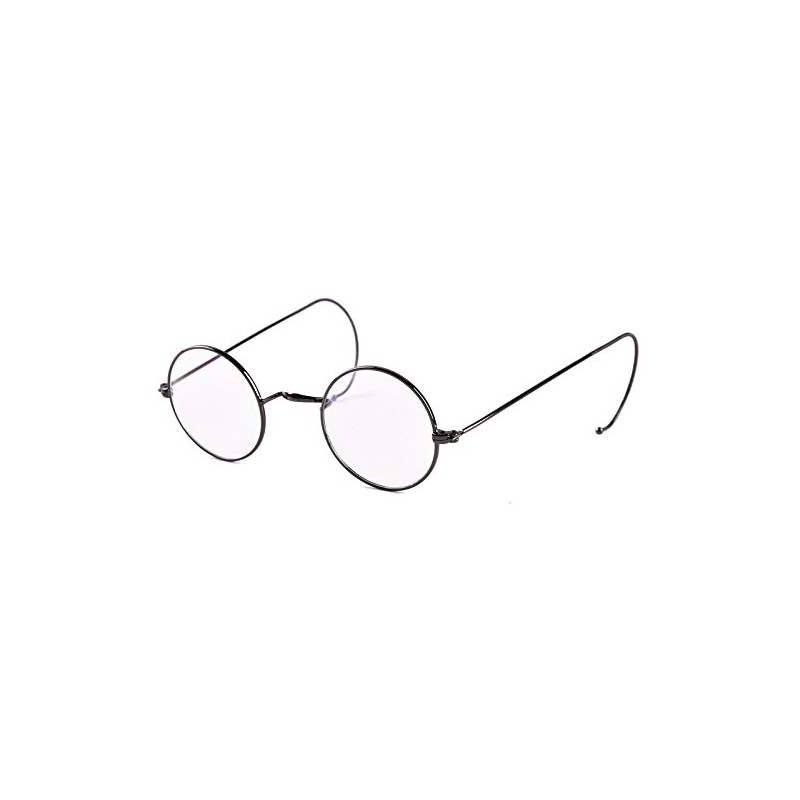Agstum Retro Small Round Optical Rare Wire Rim Eyeglasses Frame