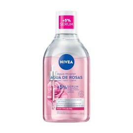 NIVEA Agua de Rosas Agua Micelar (400 ml) - Remueve Maquillaje a Prueba de Agua, Tonifica, Purifica, Limpia y Refresca la Piel sin Secarla - Ideal par