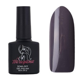 Haruyama Graphite Black Gel Nail Polish MV028 high Pigment no chip soak Off