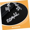 WHAMVOX 12pcs Transparent Curtain Tiebacks Clips for Window Blinds Angle