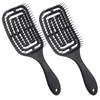 Vinabo 2 Hair Brush, Hair Brush without Pulling, Detangling Brush,