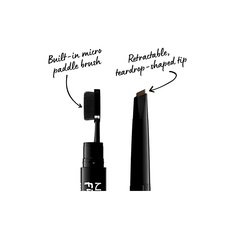 NYX Professional Makeup, Fill & Fluff, Lápiz para Cejas, Tono