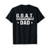 G.O.A.T. Dad Father's Day Vintage Art Goat Dad T-Shirt