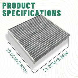 Wedcool Cabin Air Filter, Premium Cabin Filter with Activated Carbon, Car Fresh Breeze Air Filter, Cabin Filter Replacement for CP285 CF10285 Camry 4Runner Highlander Corolla Avalon Sequoia Prius