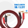 HI-FI Pure Copper Speaker Cable Right Angle L Type Banana