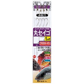 Gamakatsu OS102 10-2 One-Touch Snap with Thread, Round Seigo, 3.3 ft (1 m)
