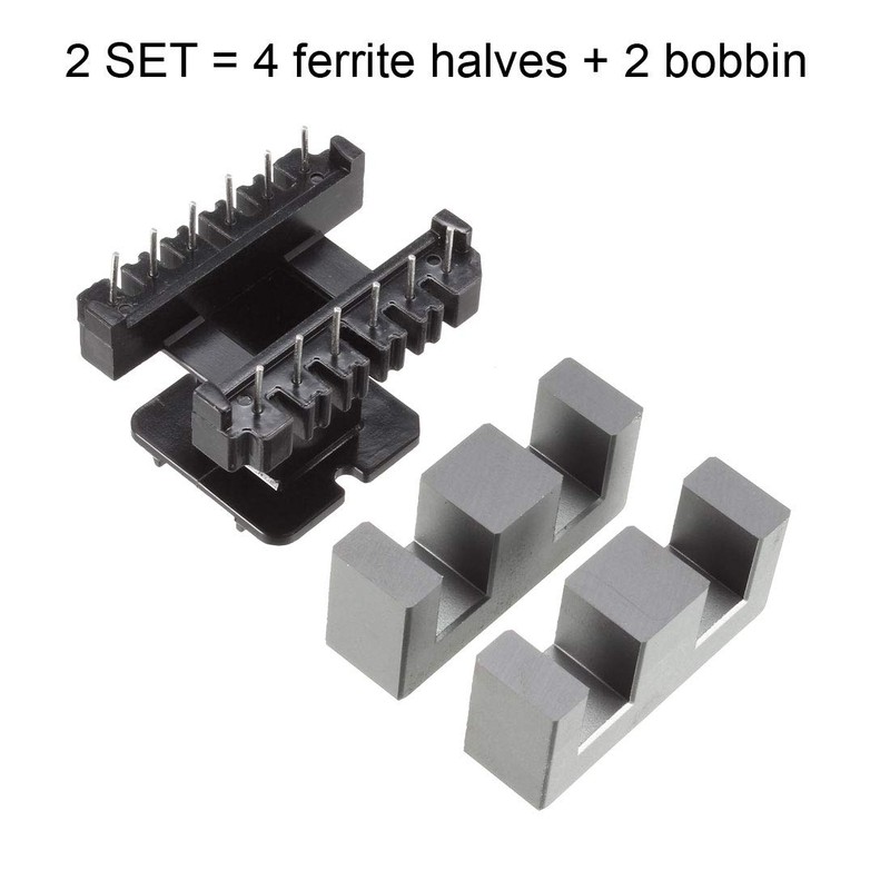 uxcell 2 Sets EE50 6 with 6pin Transformer Bobbin PC40