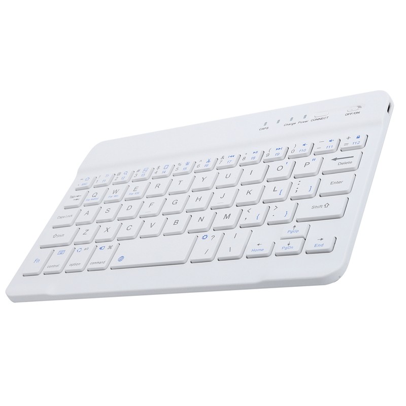 Mini Keyboard Bluetooth Portable 59 Keys Tablet Computer Supplies White
