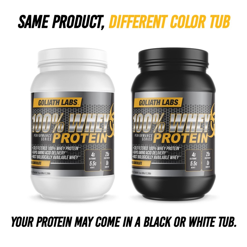 Goliath Labs ⧫ 100% Whey Protein Powder 5 lb (Chocolate)