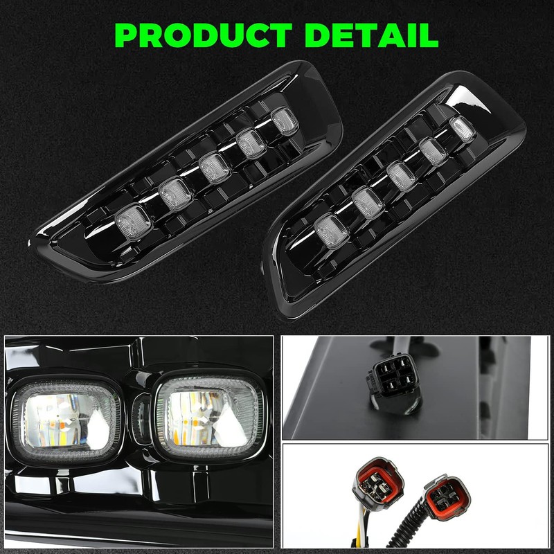 HECASA LED Fog Light Compatible with 2017-2020 Ford F-150 Raptor