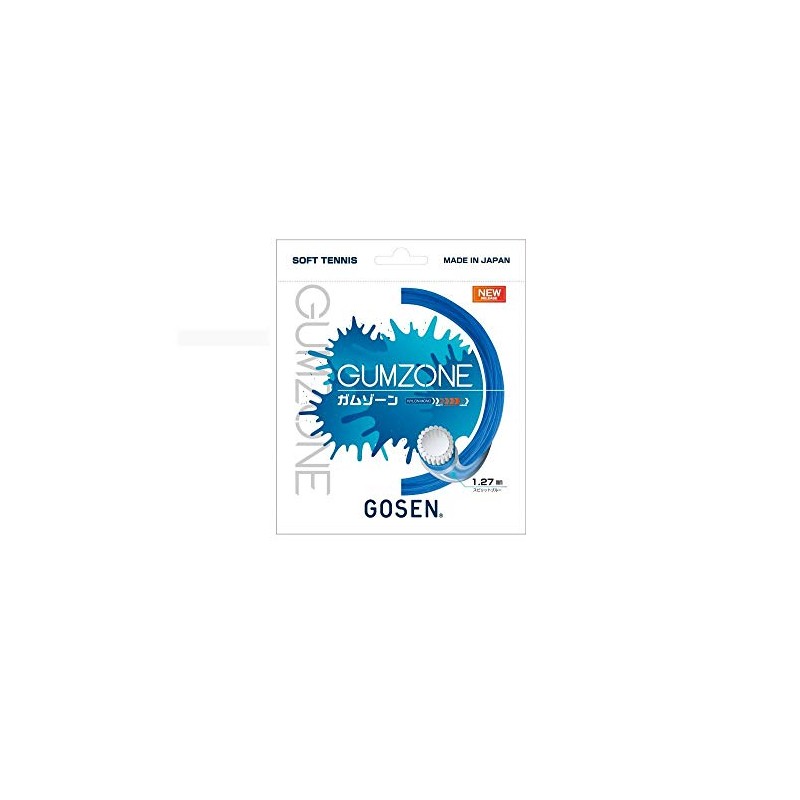 GOSEN (GOSEN) Tennis Soft-Ball String Gum Zone 1.27mm Spirit Blue