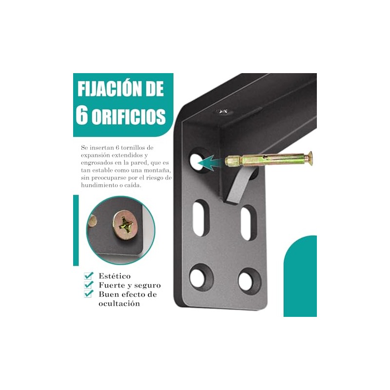 2 PCS Escuadras para Repisas, Escuadras para Repisas Reforzadas. Resistentes
