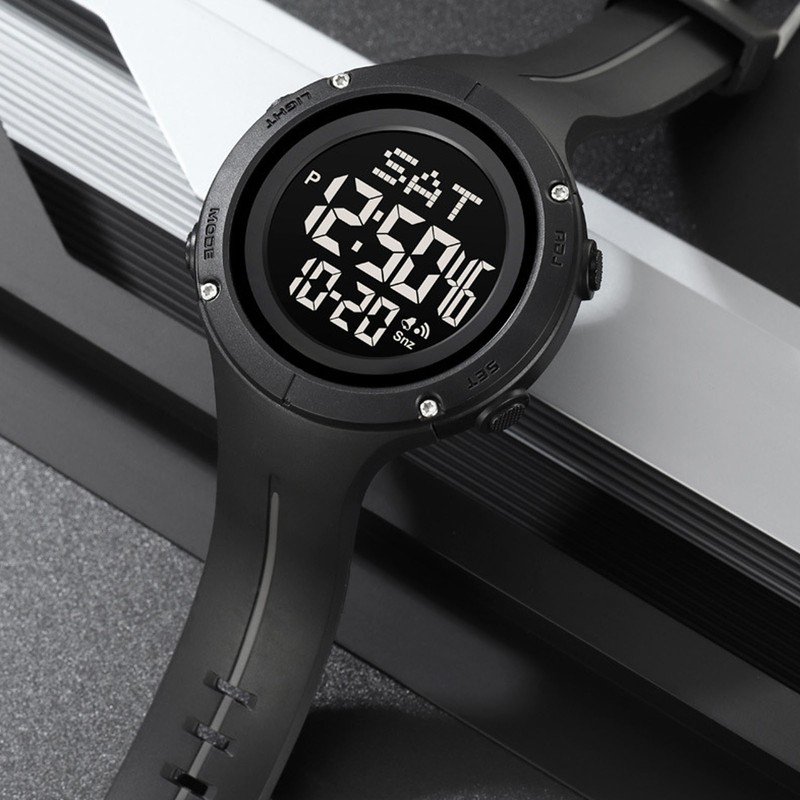 Digital Sports Watch Alarm Stopwatch Timing Waterproof Electronic Wrist Watch