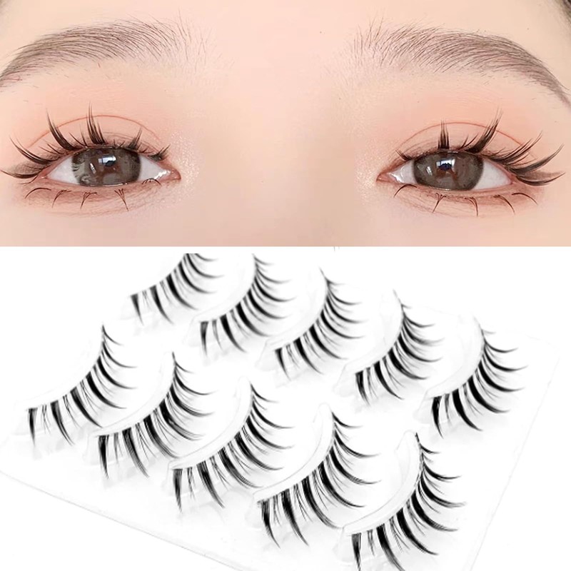 HAPVITAL False Eyelashes, For Lower Eyelashes, Natural False Eyelashes, Handmade