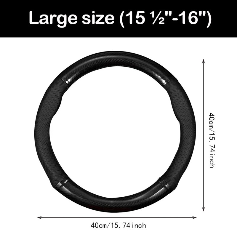 hxontheway Large Size Steering Wheel Cover for Land Rover Discovery