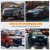 XRIDONSEN 34 inch Emergency Visor Lights Bar 40 LED Amber