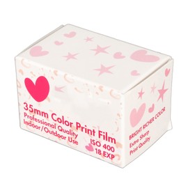 35mm Color Film ISO 400 Wide Exposure Latitude Medium Contrast HD Camera Color Negative Film for 135 Cameras 18 Exposures